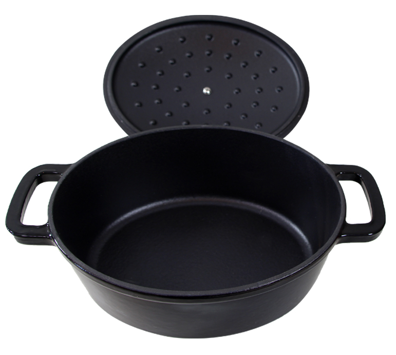 Чугунная эмалированная кастрюля-кокот Cookwin, 3.9 кварты