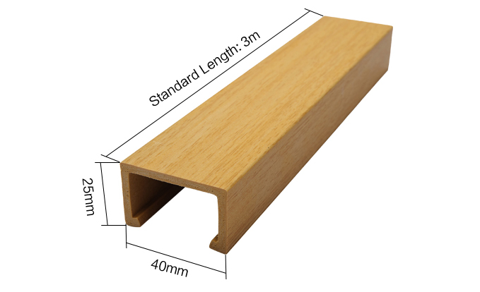 AG. Acoustic Building Material Eco Wood Plastic Composite Cladding Wall Panel