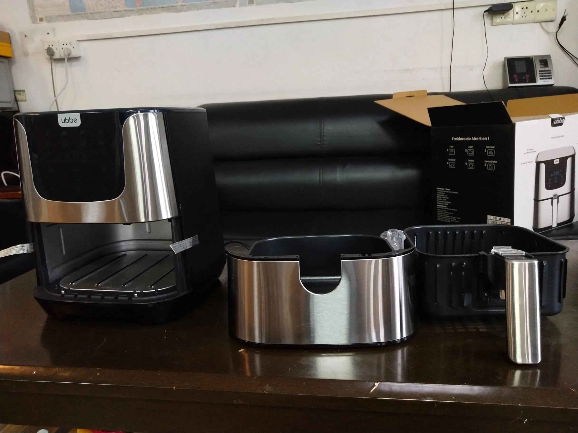 No-Oil Frying Digital Air Fryer Stainless Steel Smart Airfryer