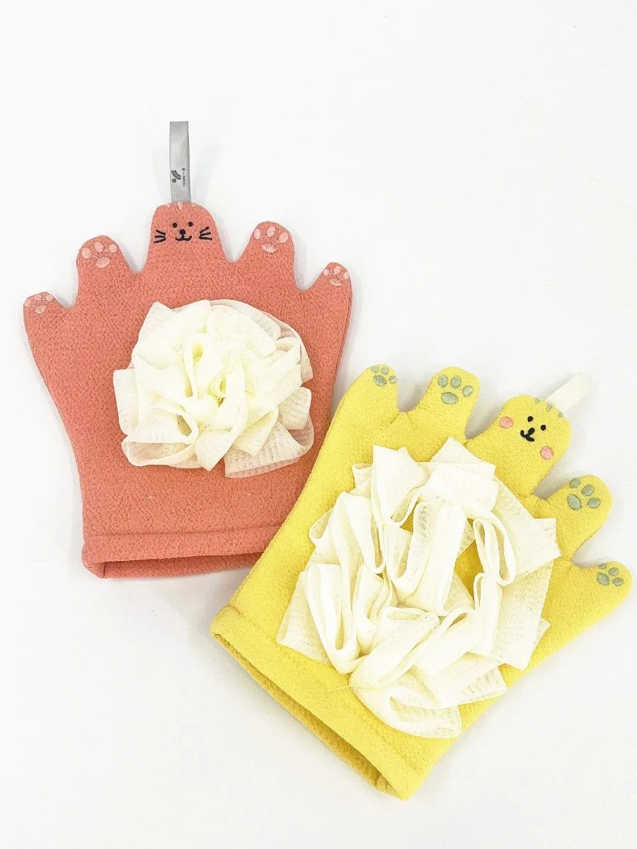 Fashionable Design Bath Glove for Modern Bathroom Decor Bath Accessory