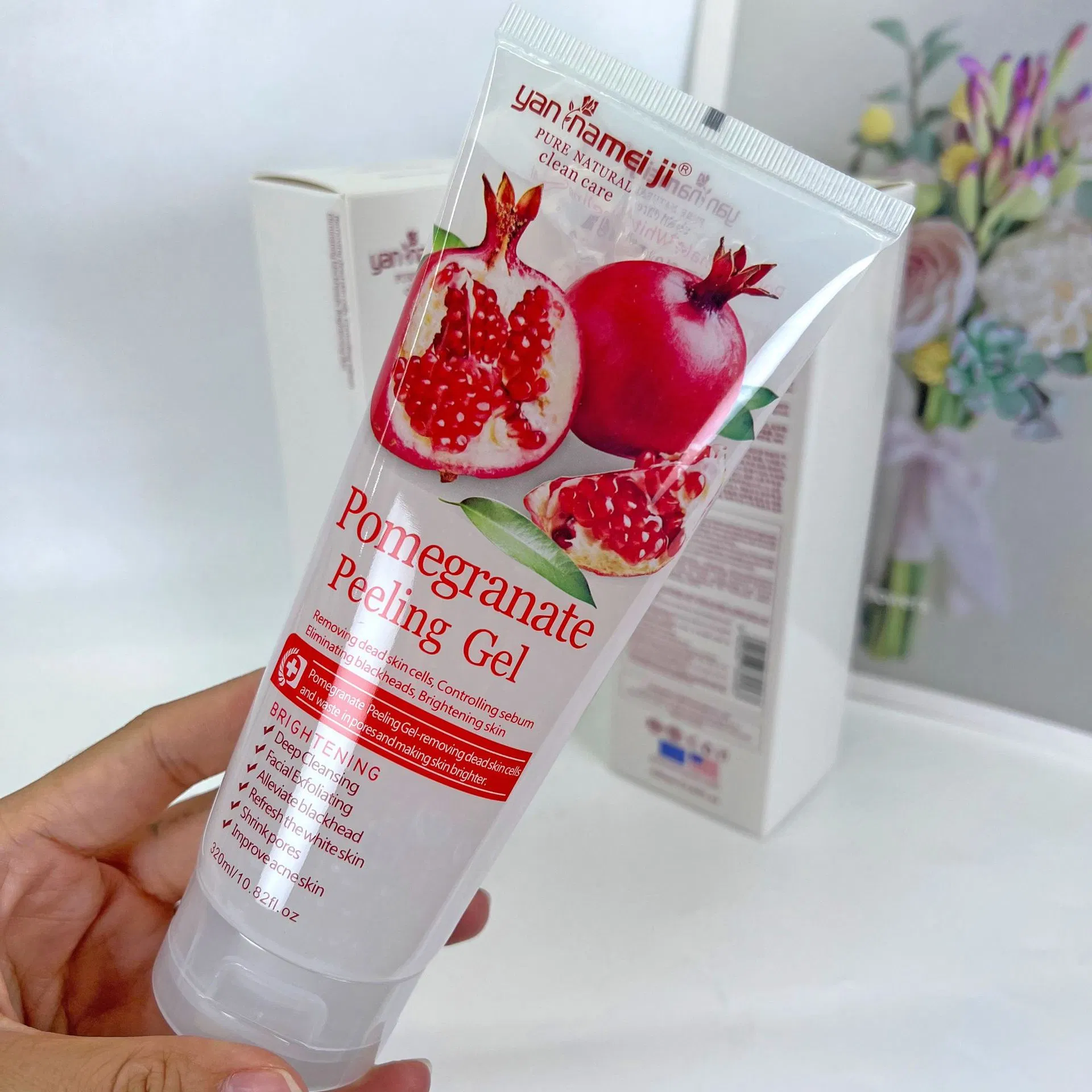 Skin Care Peeling Gel with Moisturizing and Exfoliating Properties Dead Skin Removal Cleanser