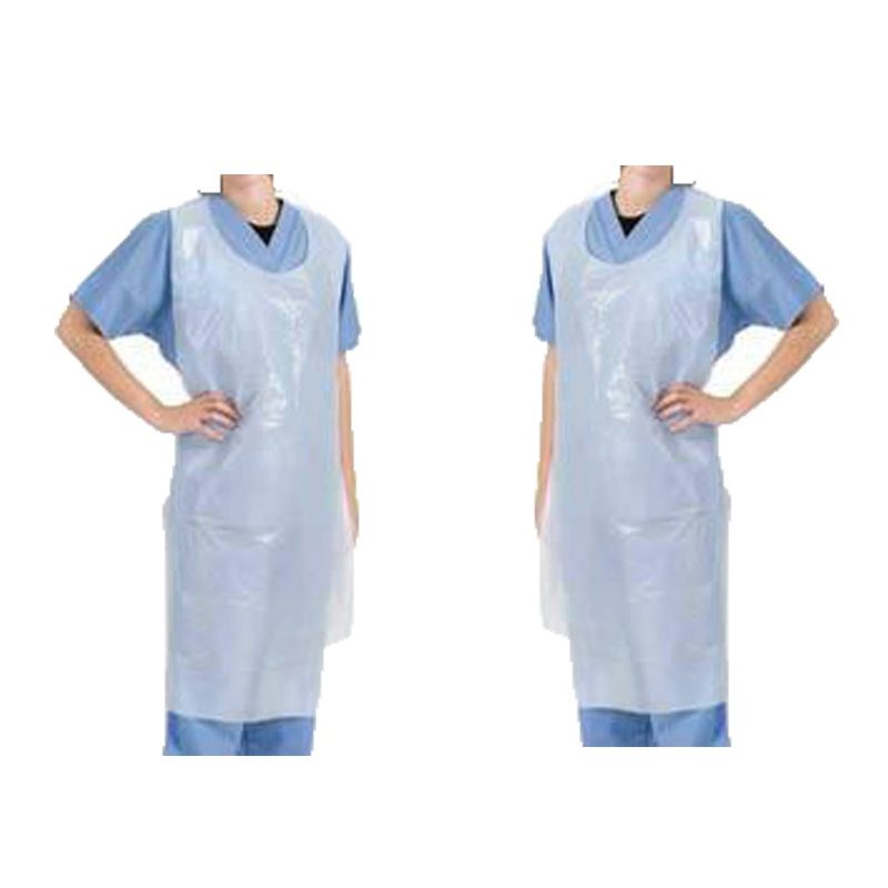 Wholesale Stain Water Resistant Adults Cleaning PE Apron for Home Restaurant