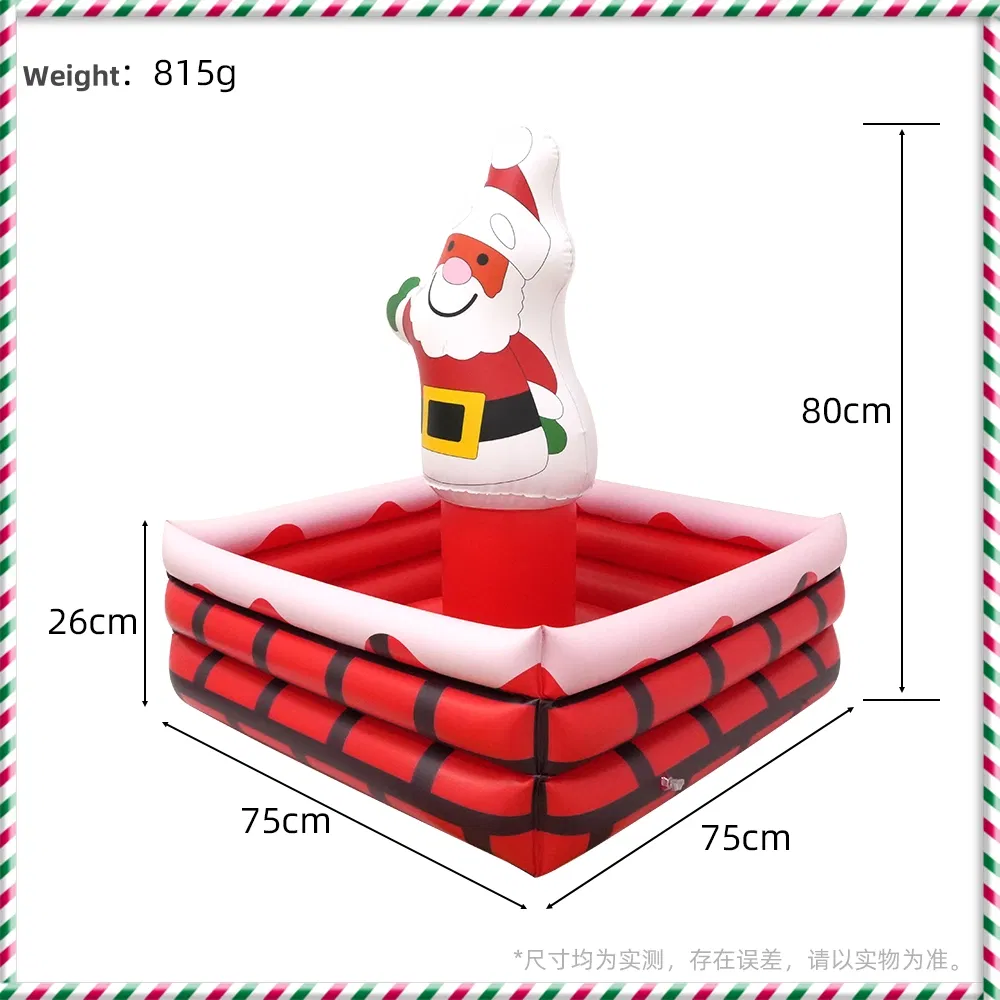 Santa Claus Inflatable Cooler Christmas Decorations Supplies Inflatable Cooler Drinks Cold Inflatable Yard Decoration