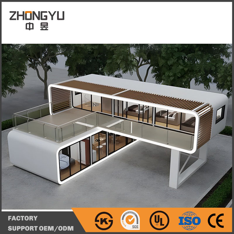 Apple House Cabin Modular House Prefabricated Cabin Fully Furnished Mobile Home Kitchen Cabinets Hotel