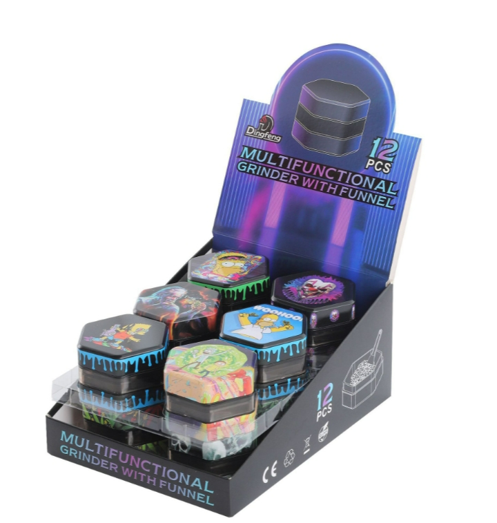 Stylish Customized Metal Smoke Grinder for Tobacco and Shatter