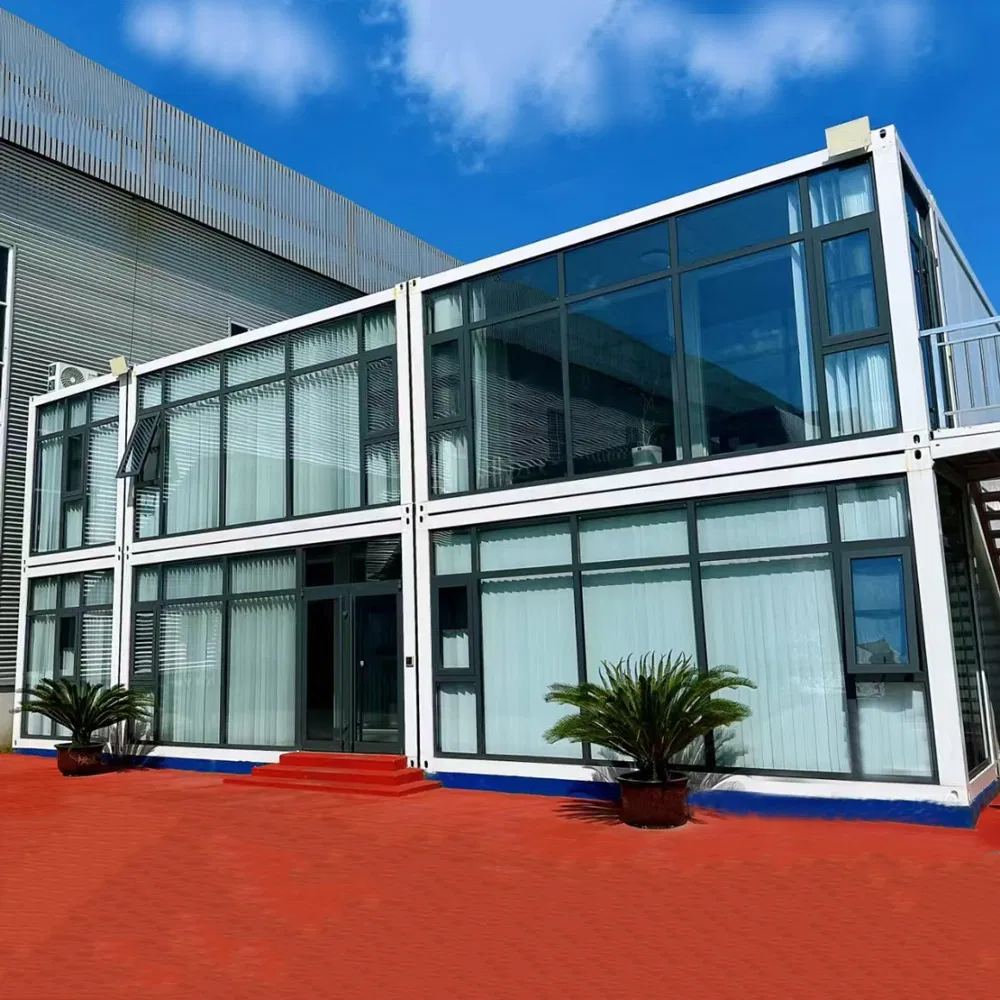 High Quality Spray Foam Insulated Modular Prefabricated Shipping Flat Back Container House Prefab Home