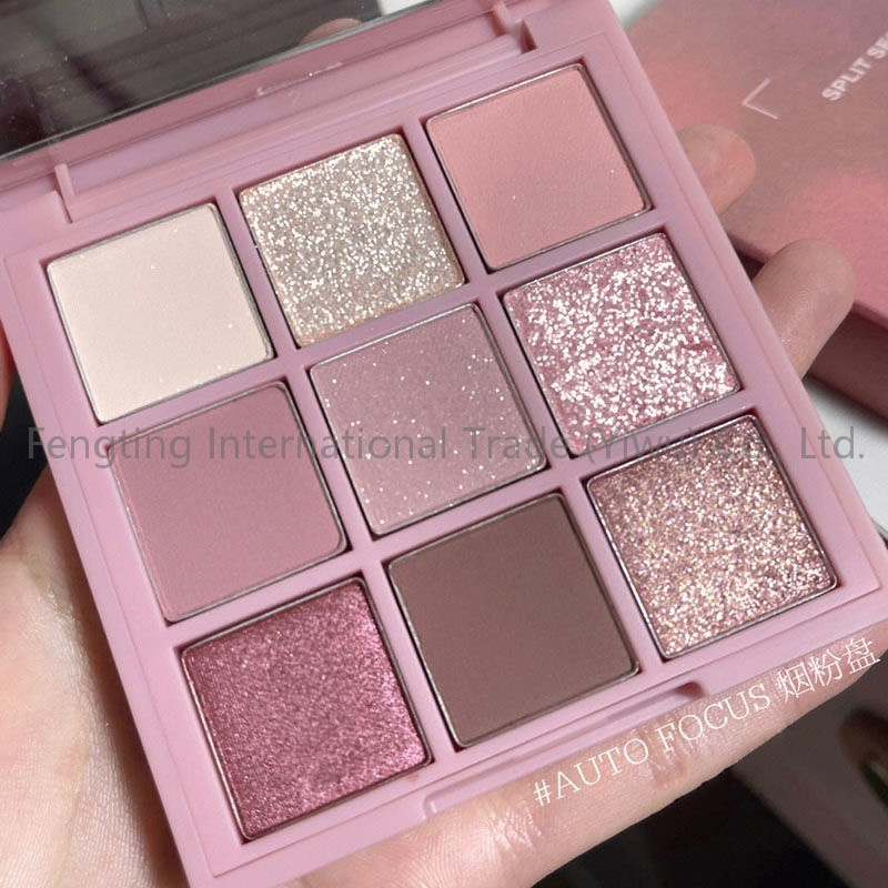 OEM ODM 9 Colors Wholesale Eye Shadow Palette Matte Long Lasting with CE FDA Cpnp Certified for Middle East Market