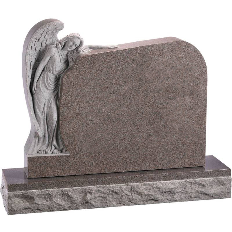 Black Granite Tombstone Cemetery Monument