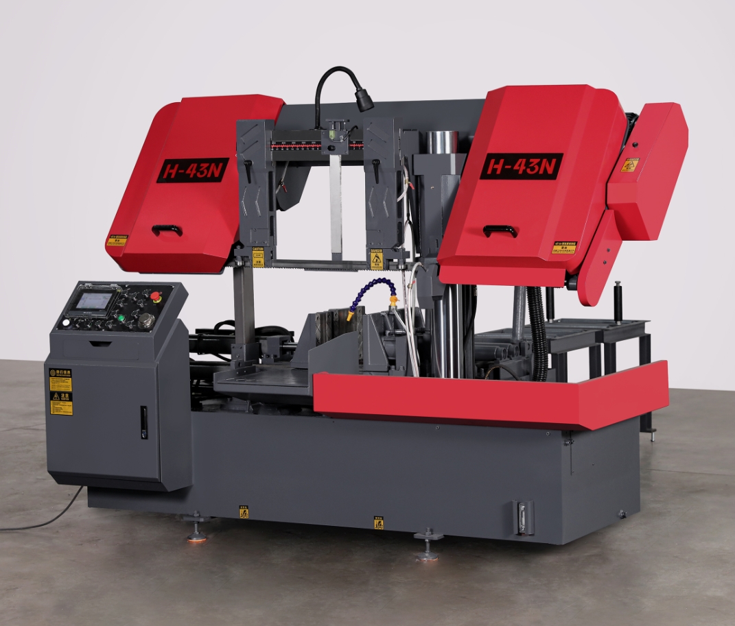 Ленточная пила по металлу портативная горизонтальная