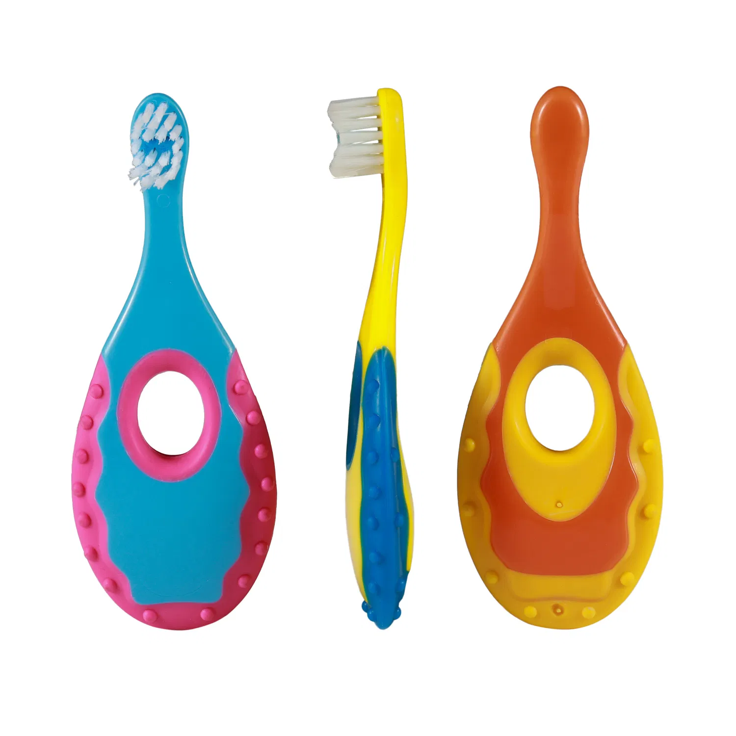 3+Years PP TPE Handle Soft DuPont Tynex Bristles Training Kids Toothbrush