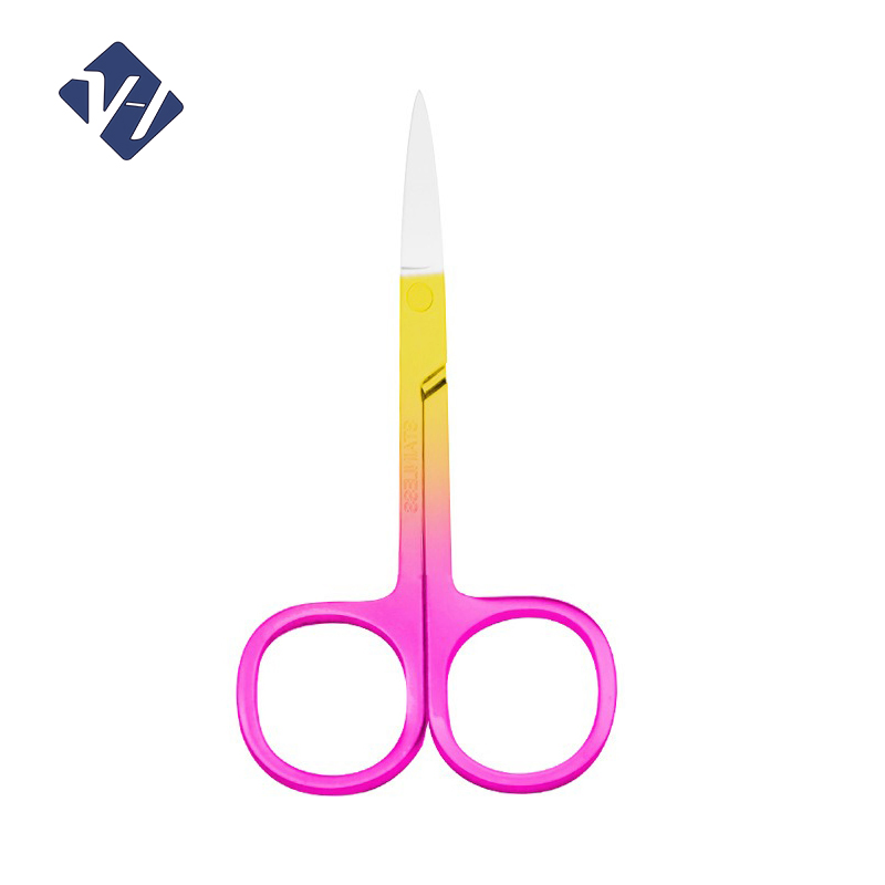 Multi Color Lashes Stainless Steel Style Beauty Custom Logo Eyelash Scissors