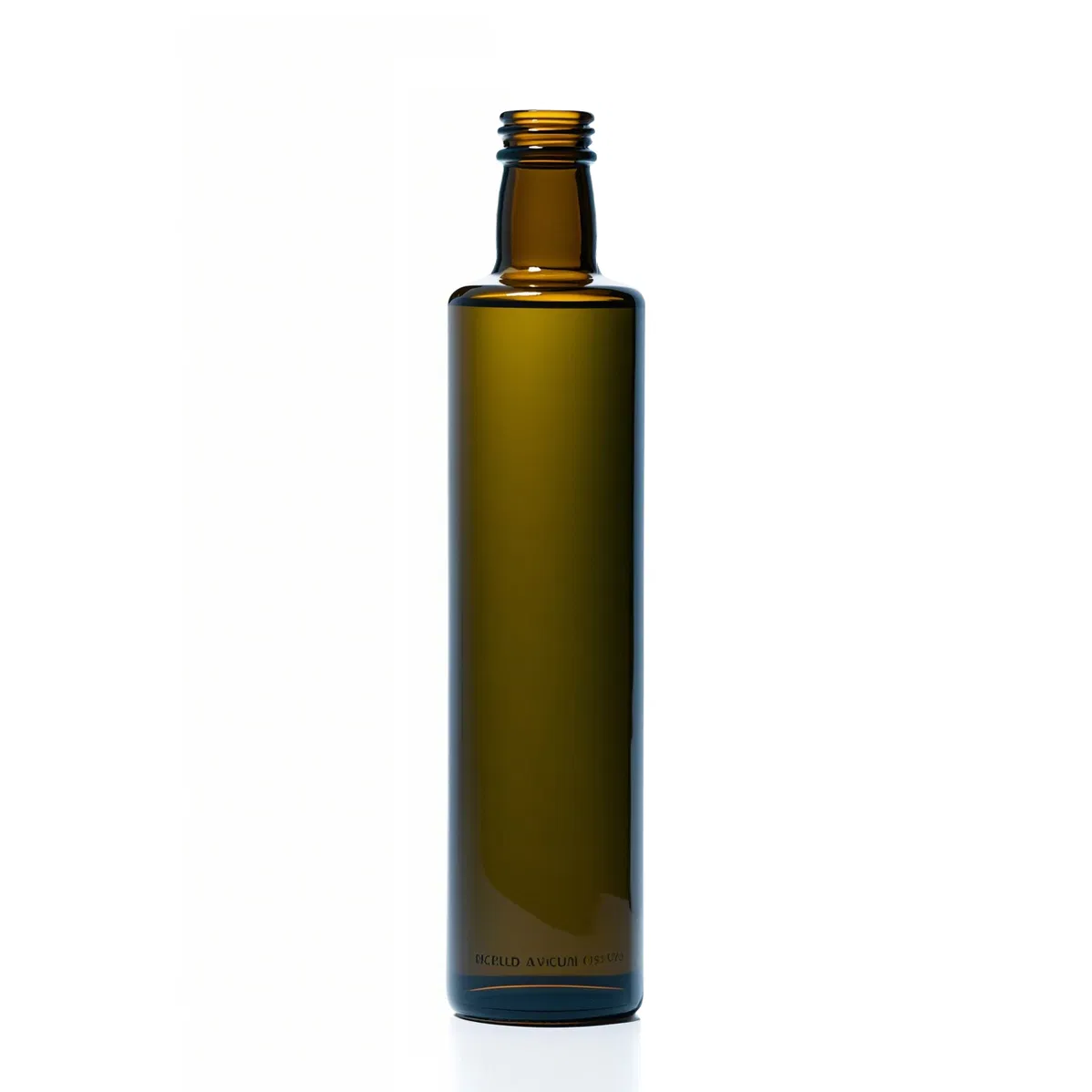 Competitive Price 250ml 500ml Amber Dark Green Round Glass Cooking Olive Oil Packing Bottle Oil Container with Aluminum Screw Cap