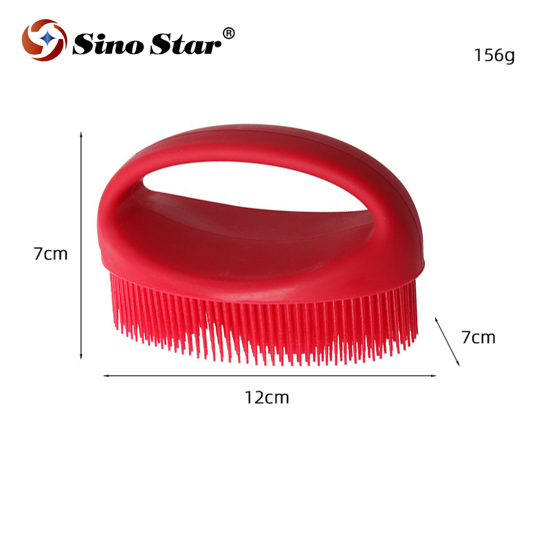 Rubber Pet Hair Removal Brush Car Seat Cushion Silicone Cleaning Brush Pet Hair Remover Sp00778