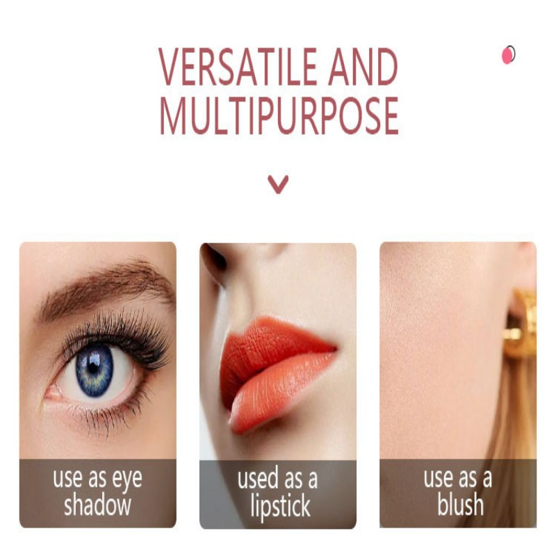 Cosmetics Lasting Versatile and Multipurpose Four-Color Blush Cream