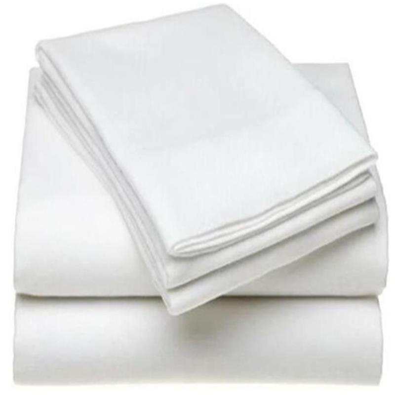 Hospital White Twin Size Fitted Sheets