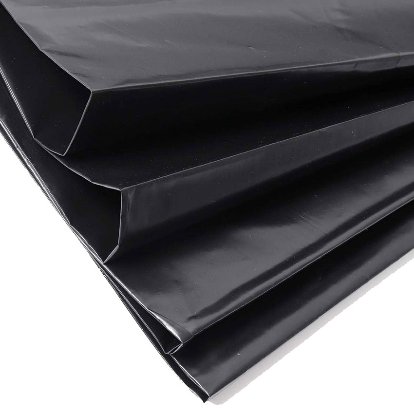 Black Anti-Corrosion EPDM Geomembrane Roll Polyethylene Pond Liner for Fish Tank Construction
