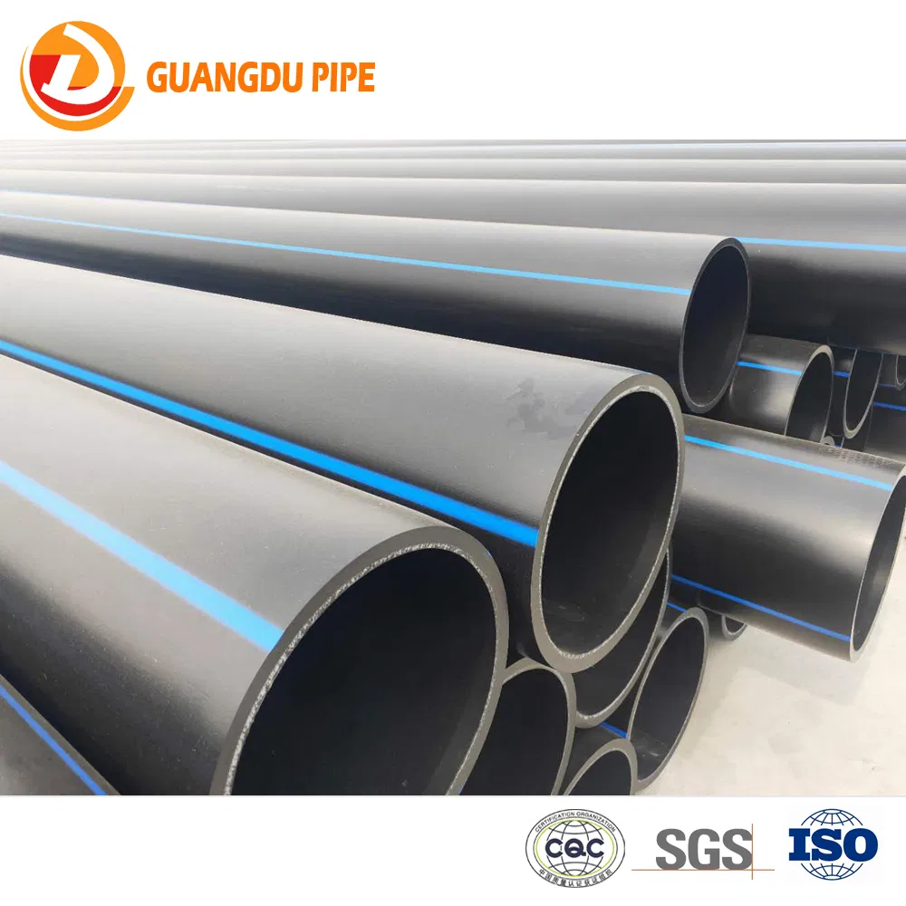 Plastic HDPE PE Plastic Water Supply Pipe Large Diameter Plastic Pipe