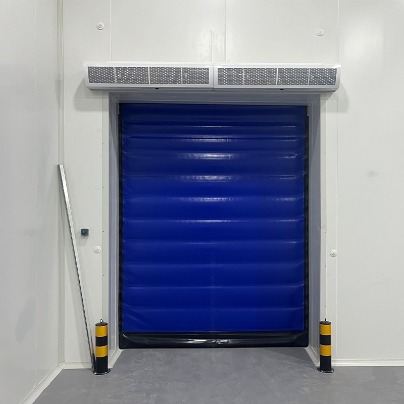 Wind-Resistant Insulated High Speed Industrial Door for Outdoor Loading Docks