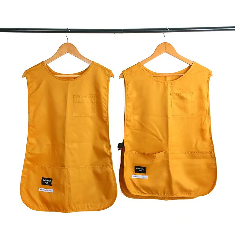 Apron New Design Kitchen Home Waterproof and Oilproof Cooking Custom Vest Style Sleeveless Cover-up Unisex Restaurant Workwear