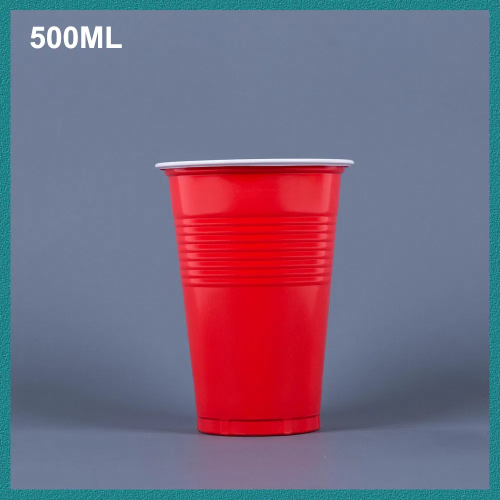 Пластиковые стаканы для напитков с нанесением логотипа