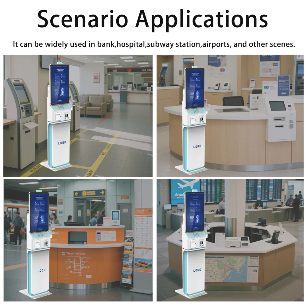 15+ Years of Manufacturer Experience in ODM/OEM Customized 21.5 23.8 32 Inch Receipt Printing Kiosk