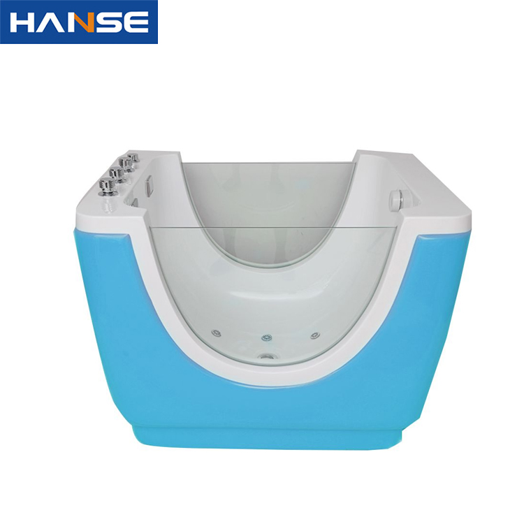 Детская ванночка с прозрачными бортами и аксессуарами