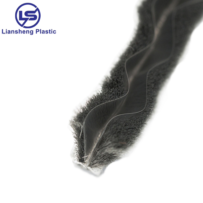 with Fin Weather Strip Plastic Fin in The Middle Window Accessories Windproof