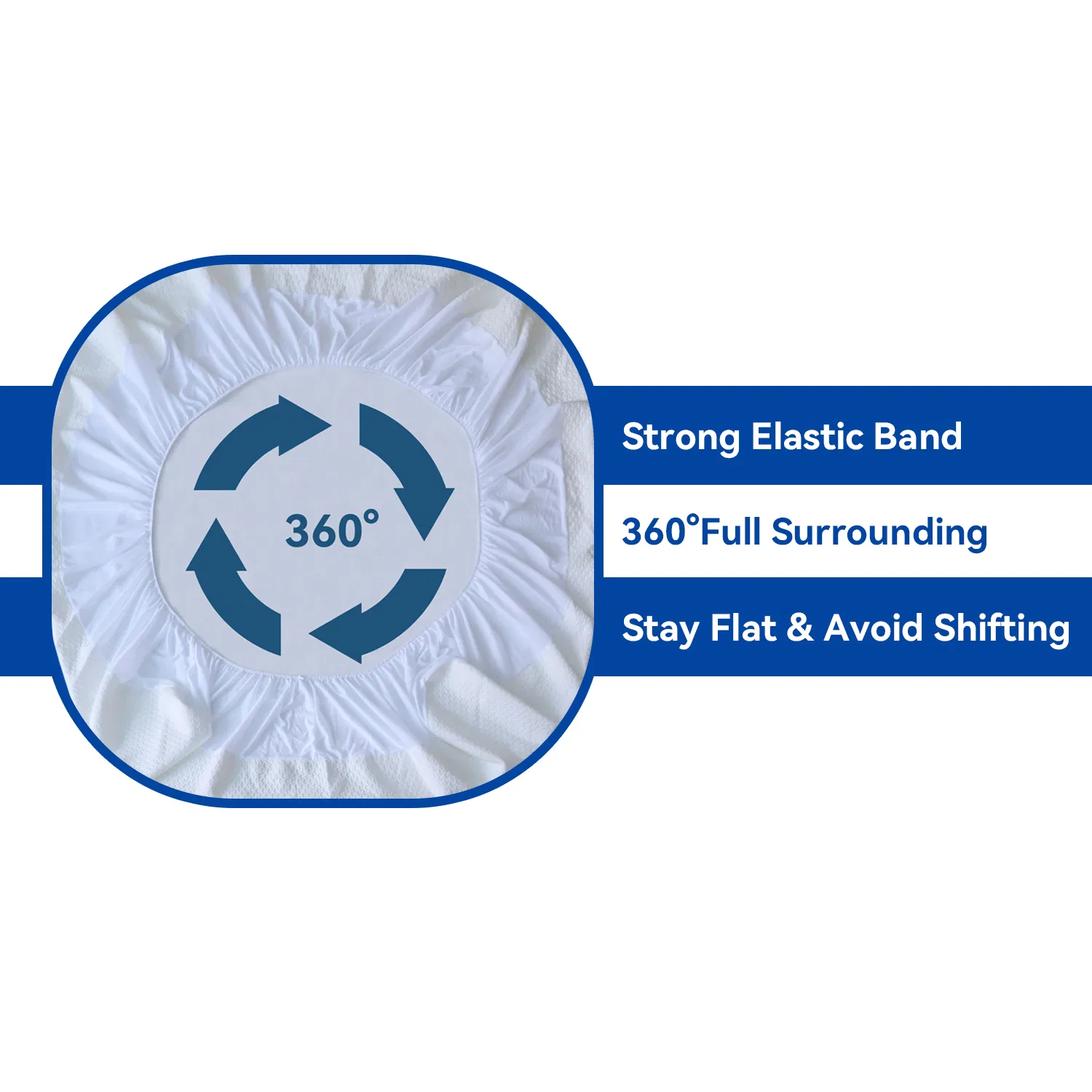 Deep Pocket 3D Air Super Soft Mattress Protector, Mattress Cover, 100% Waterproof, Ultra Soft, Naturally Cooling & Breathable