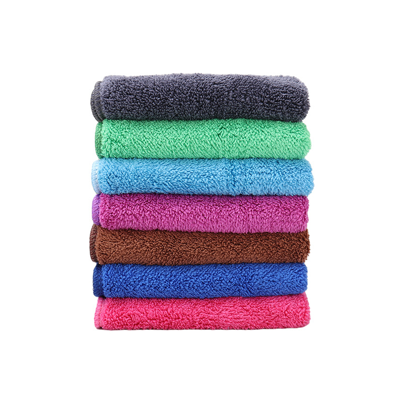 Colorful Super Absorbent Coral Fleece Soft Microfibre Cleaning Mop Cloth