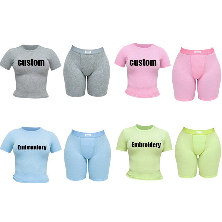 Комбинезон женский в рубчик с вышивкой модный