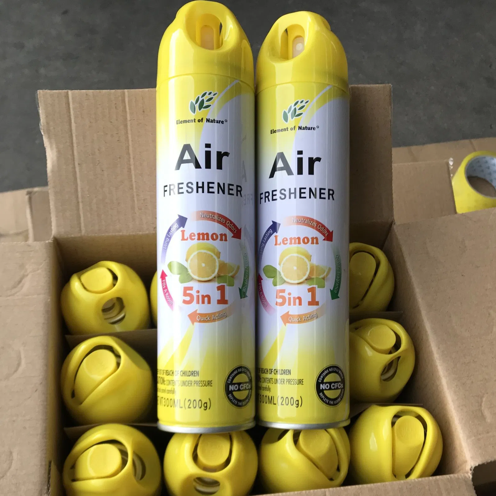 Eco-Conscious Lemon Zest Air Freshener 480ml Spray for Hotel