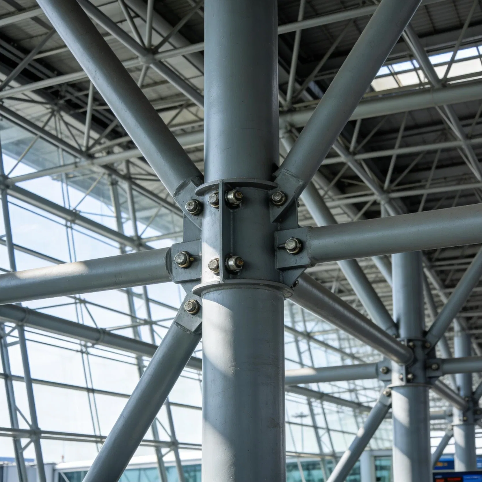 Durable Metal Frame Warehouse Construction with Thermal Insulation Panels
