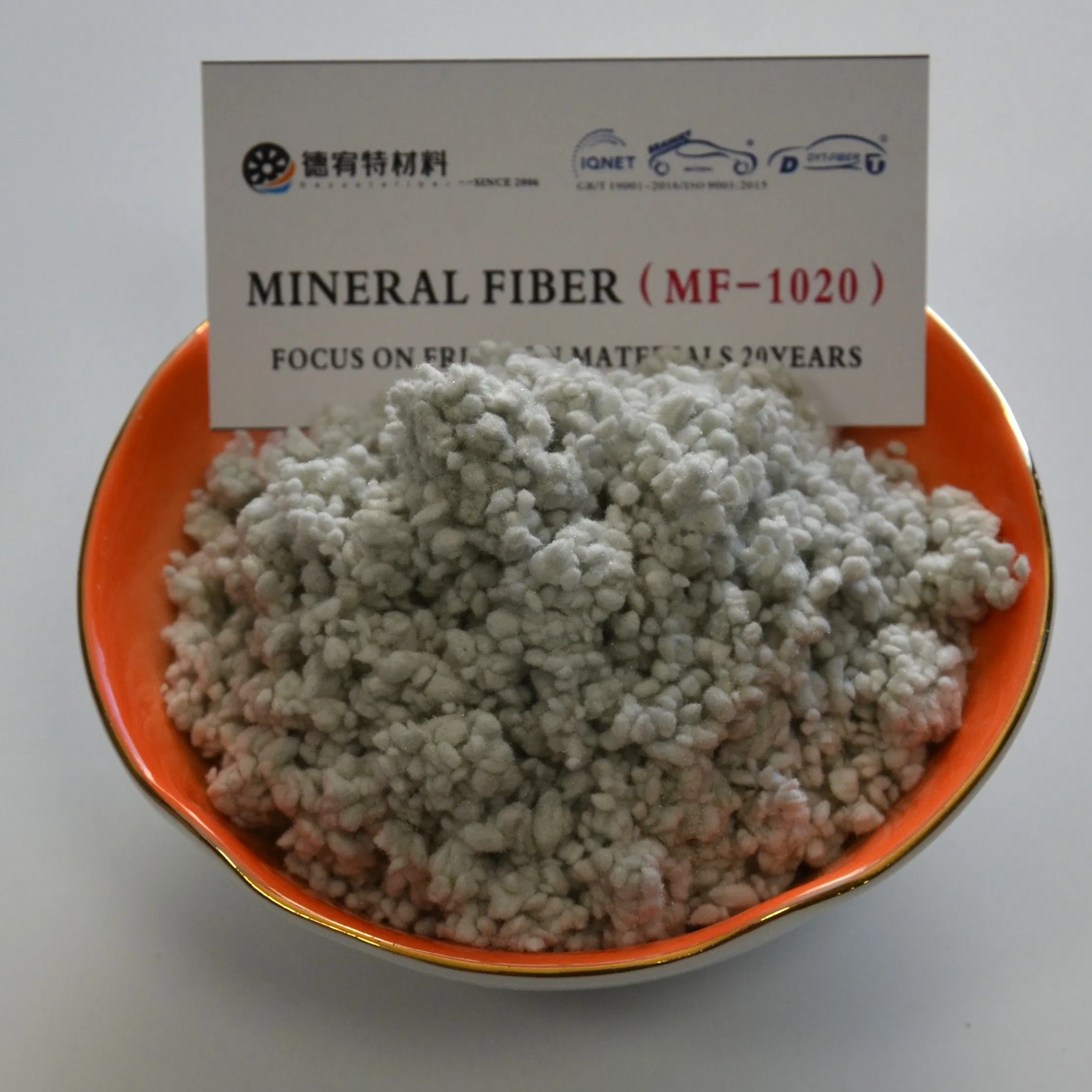 No-Asbestos Mineral Fiber Mf-1040 and Cellulose Fiber Used in Manufacturing Brake Pads