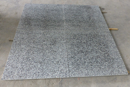 Grey Granite Kitchen Countertop/Tiles/Slabs/Stairs White Granite Flamed Kerbs Stones