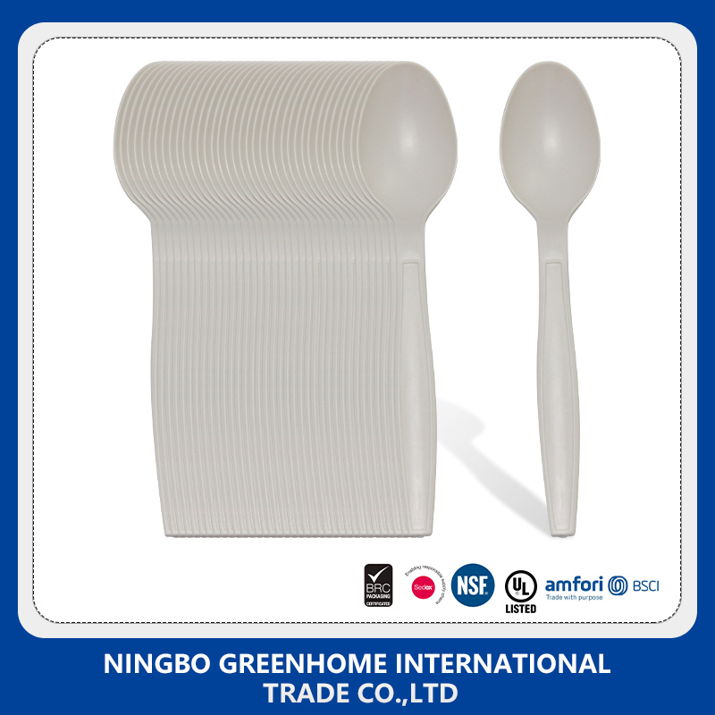 Disposable Spoon Fork and Knife Cornstarch Cutlery Flatware Utensils