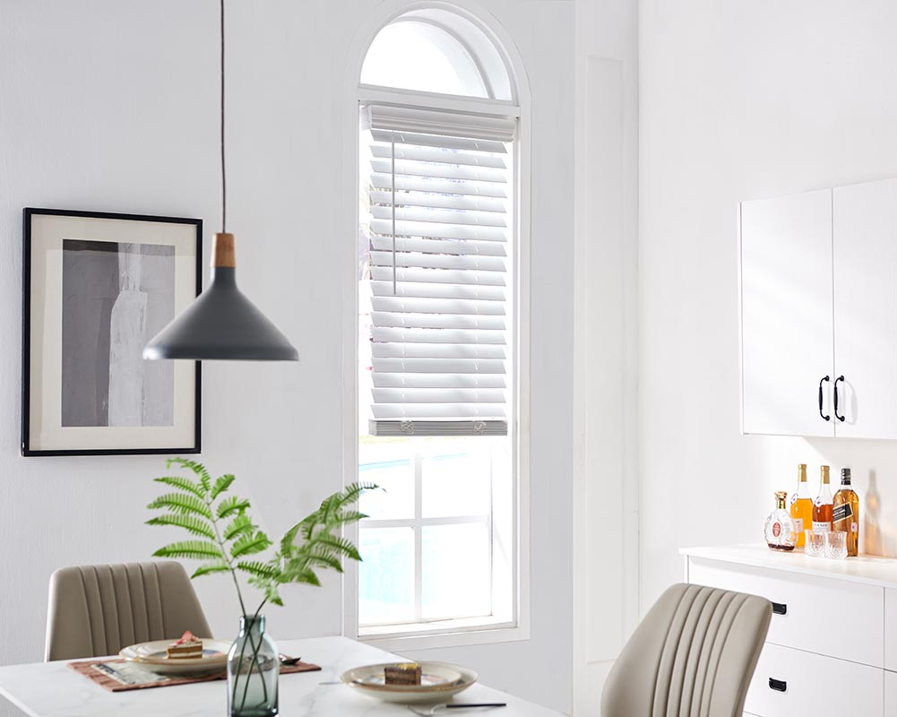 Wood/Fauxwood Venetian Blinds Accessories Crown Shape Valance