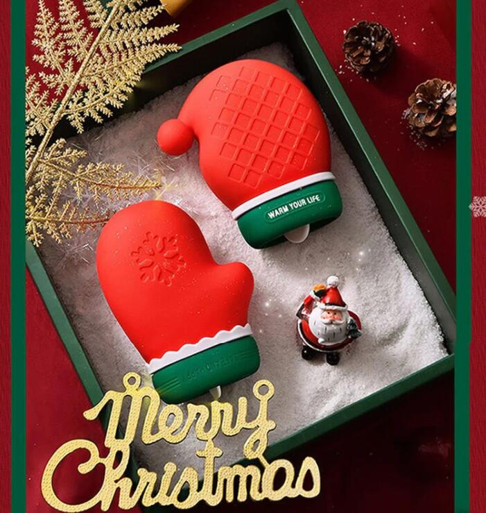 Creative Christmas Silicone Hand Warmer Hot Water Bottle