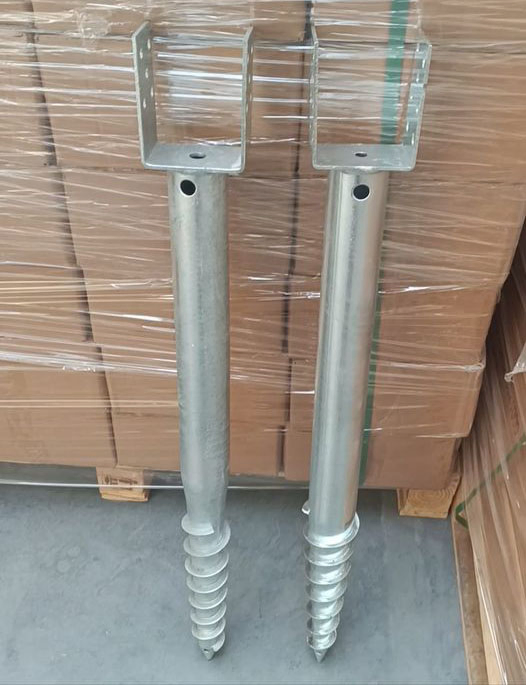Heavy Duty U-Model 885mm No Dig Ground Screw Anchor Screw Post Stake for Deck House