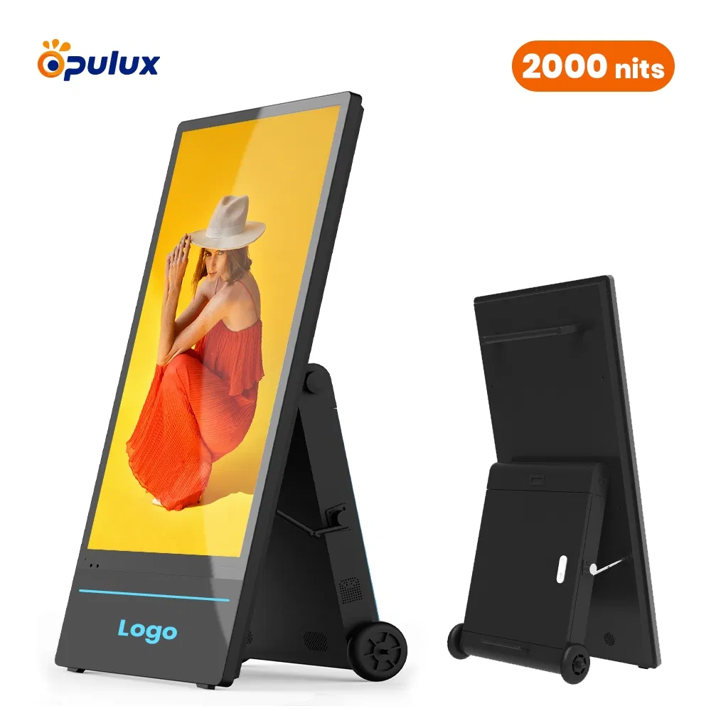 Мобильная цифровая вывеска 43 дюйма Android с сенсорным экраном