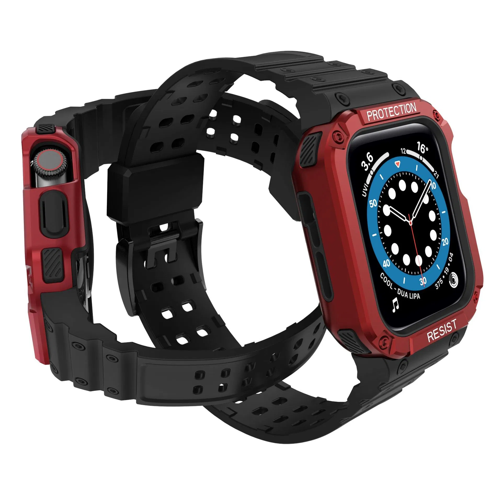New Product Carbon Fiber Watch Strap with Protective Cover Case