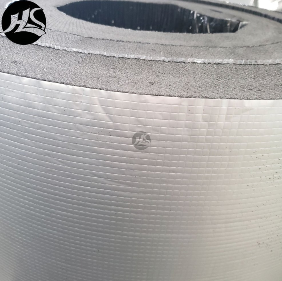 Rubber and Plastic Insulation Board Nitrile Rubber/PVC Customized Aluminum Foil Self-Adhesive Foam Roll Insulation Material
