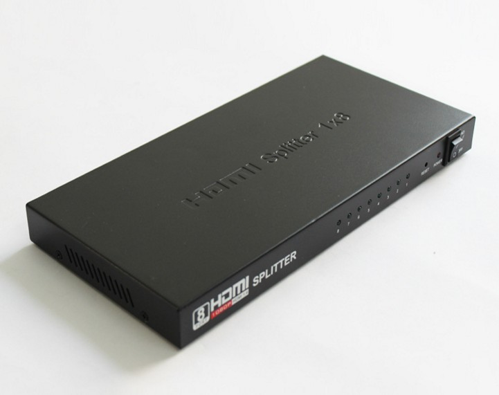 HDMI-сплиттер 1x8 HD1080p, 8 выходов