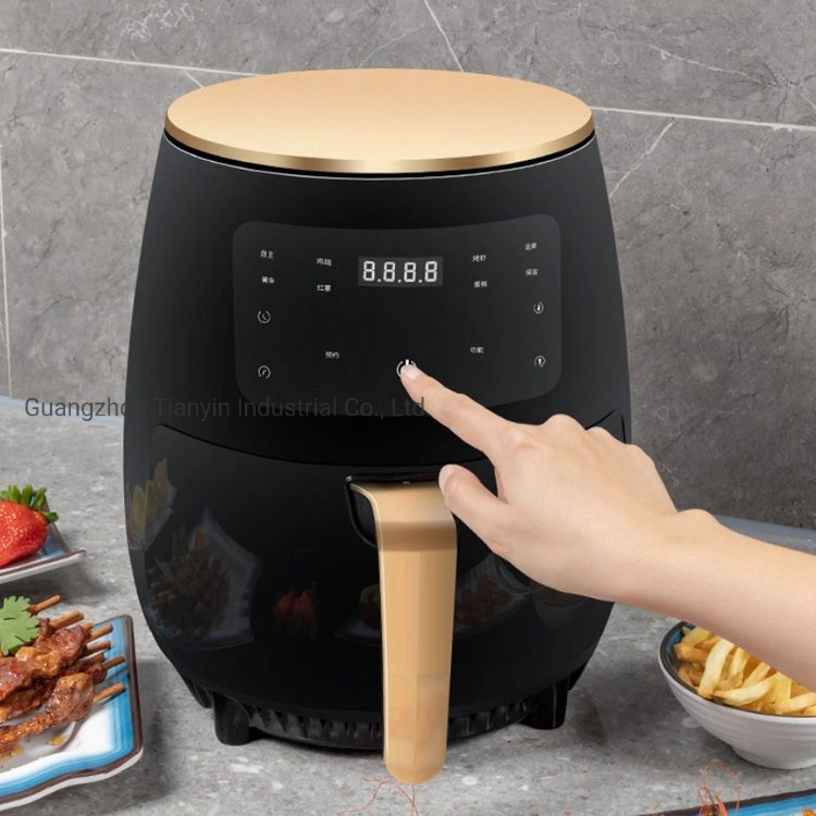 in Stock 2021 Digital 4.5L 5L 8L Electric Cooker Deep Oven Video Silver Crest Air Fryer 6L