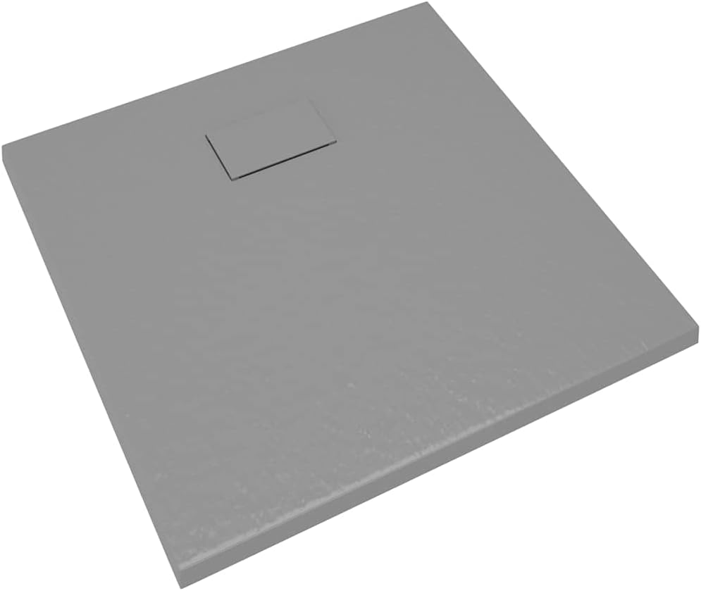 Sturdy SMC Fiberglass Smooth Finish Non-Slip Bathroom Shower Pan Tray