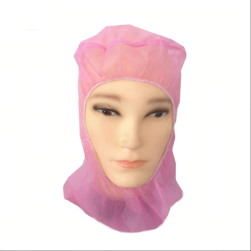 Disposable Bouffant Cap Non-Woven Head Cover for Industrial Workshop