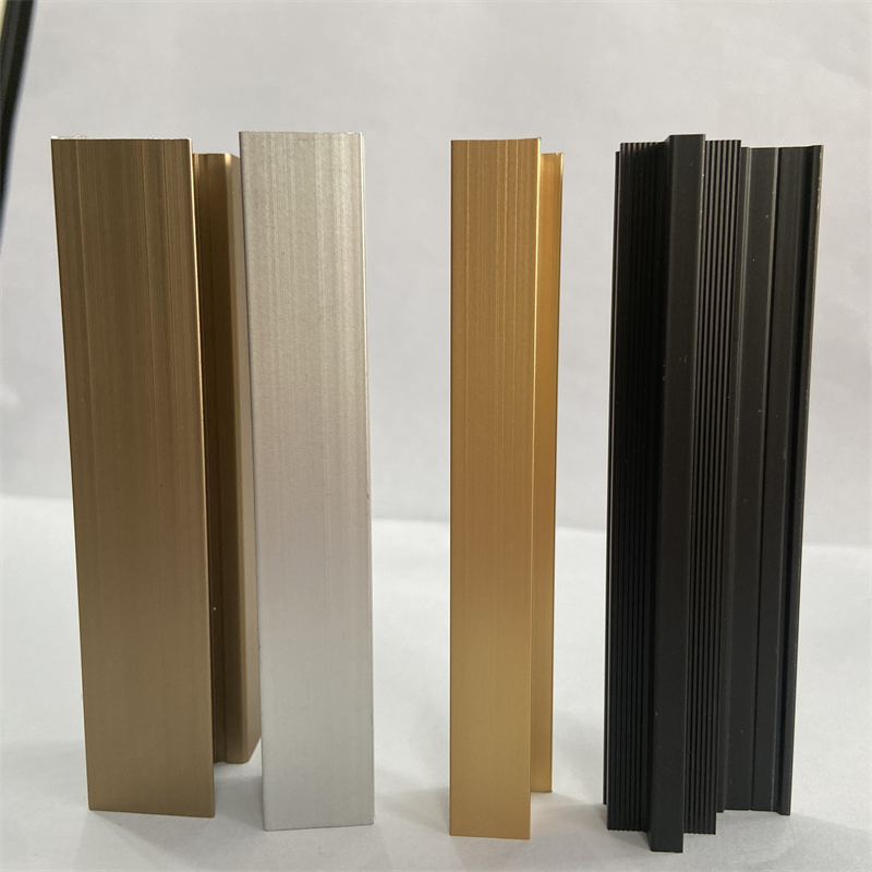 Decorative Metal Bullnose Profile Wall Ceramic Tile Outside Corner Edge Aluminium Tile Trim
