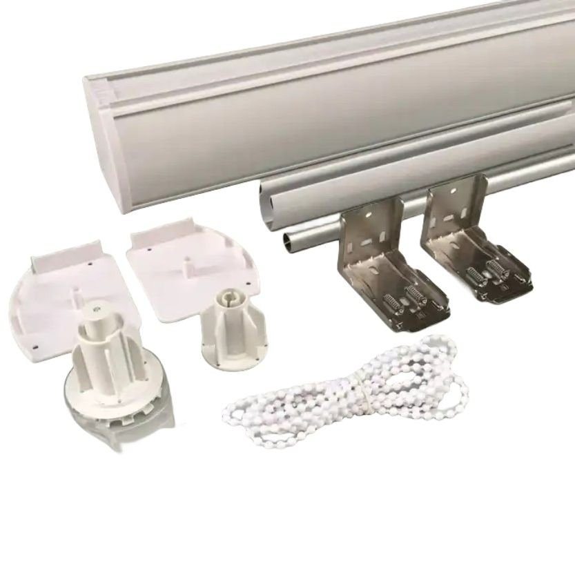 Window Curtain Zebra Blinds Mechanism Component Aluminium Track