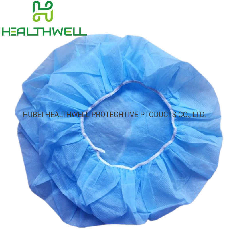 Disposable Bouffant Cap 10GSM Non Woven Materials