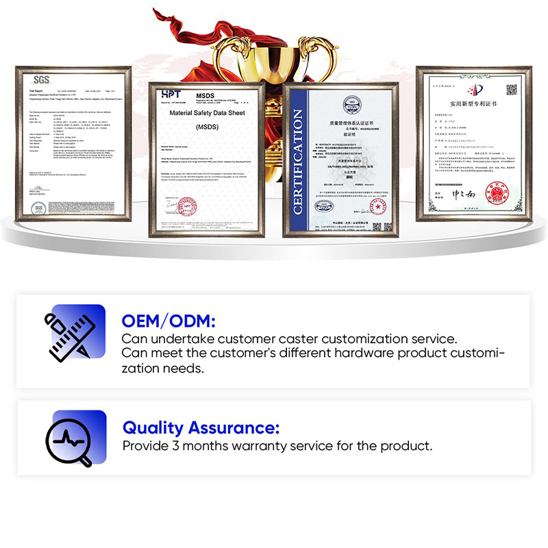 Beautiful Appearance Transparent Casters Safe Industrial Durable and High-Performance Casters