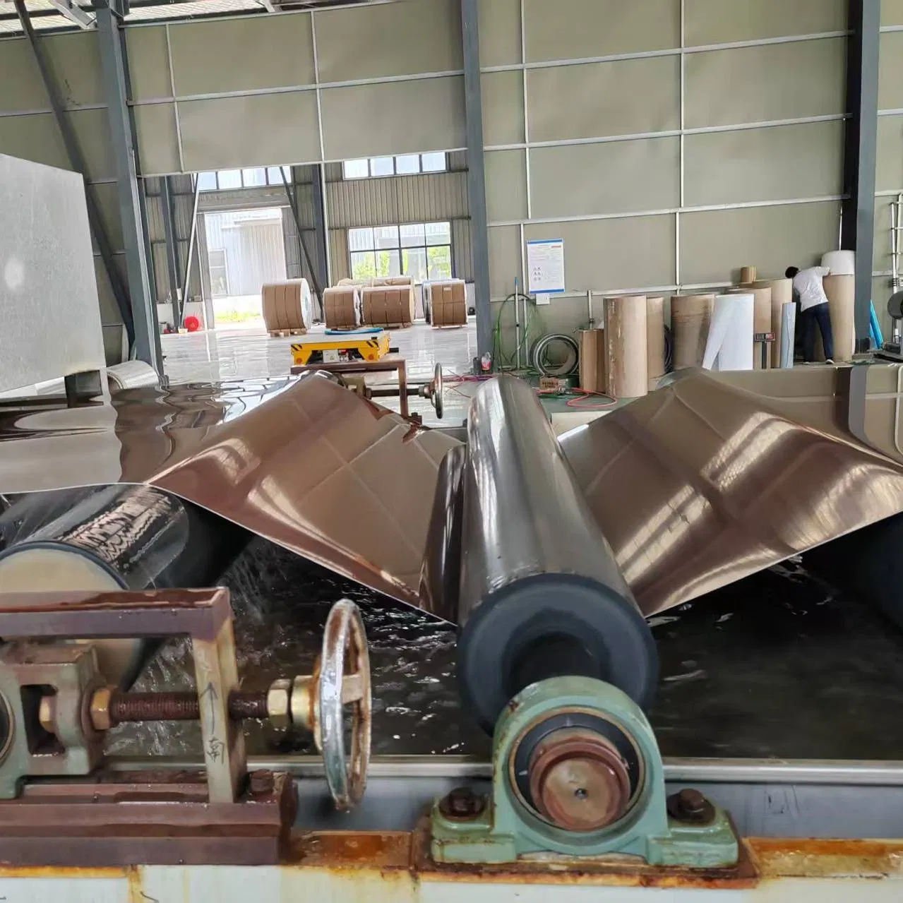 AA3xxx Series Stucco HDPE Aluminum Coil Designed for Highway Noise Barrier Fabrication